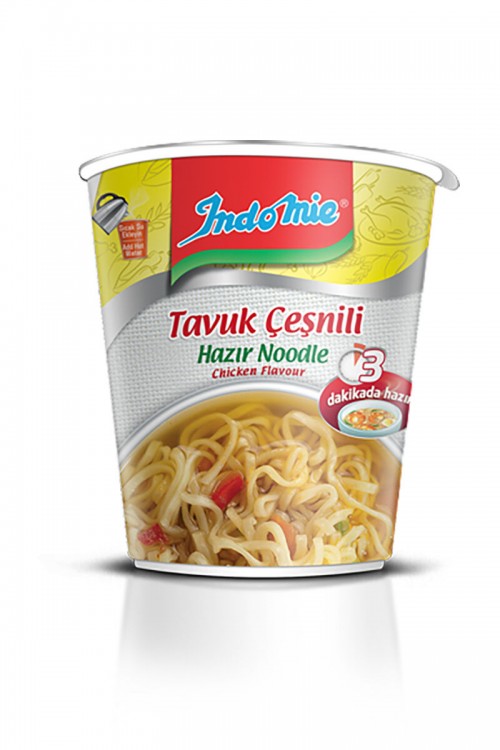 İNDOMİE NOODLE CUP CHICKEN FLAVOUR 60 GR*24