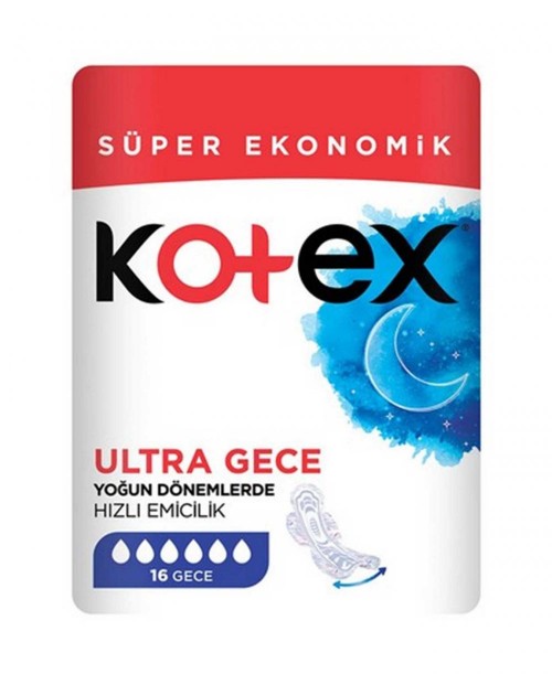 KOTEX ULTRA QUADRO NUIT 16 LI*12