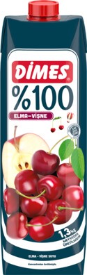 ديمس 1 لتر تيترا 100٪ تفاح وكرز* 12