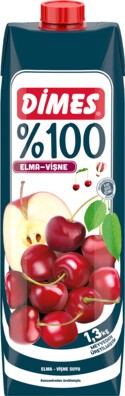 DİMES 1 LT TETRA 100% POMME&CERISE*12