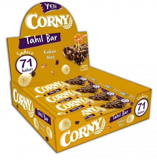 CORNY TAHIL BAR 17 GR KAKAO-MUZ*12