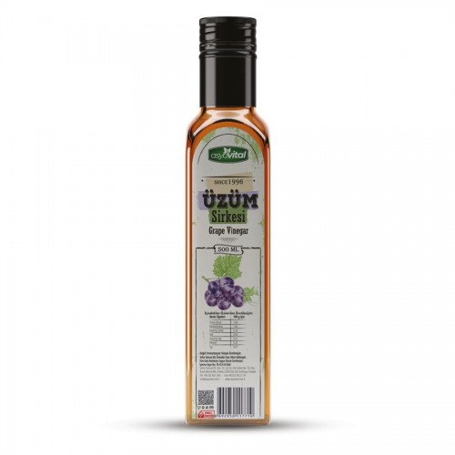 ASYA VİTAL 500 GR ÜZÜM SİRKESİ*12