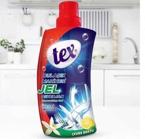 TEX DISHWASHER GEL DETERGENT 750 ML * 12