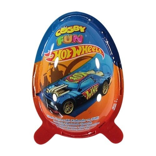 COSBY 20 GR FUN HOTWHEELS EGG *24