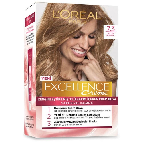 LOREAL EXCELLENCE (7.39) GOLD BLONDE * 1