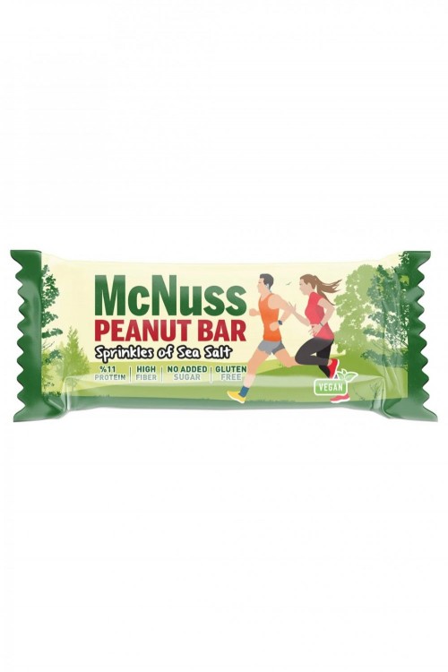 MC NUSS 40 GR PEANUT BAR WITH SEA SALT*12