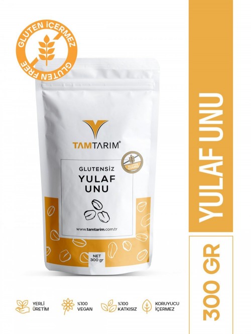 TAM AGRICULTURE 300 GR GLUTEN-FREE OAT FLOUR*12