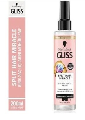 GLİSS 200 ML SIVI SAÇ KREMİ SPLIT HAİR MİRACLE*6