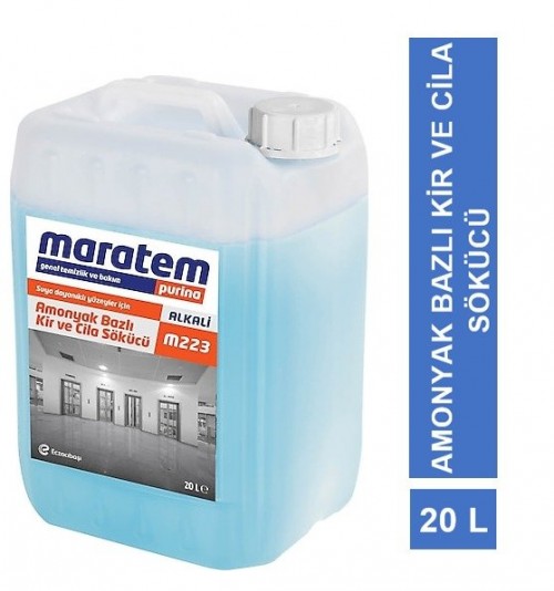 MARATEM (M223) 20 KG AMON.BAZ.KİR VE CİLA SÖKÜCÜ*1