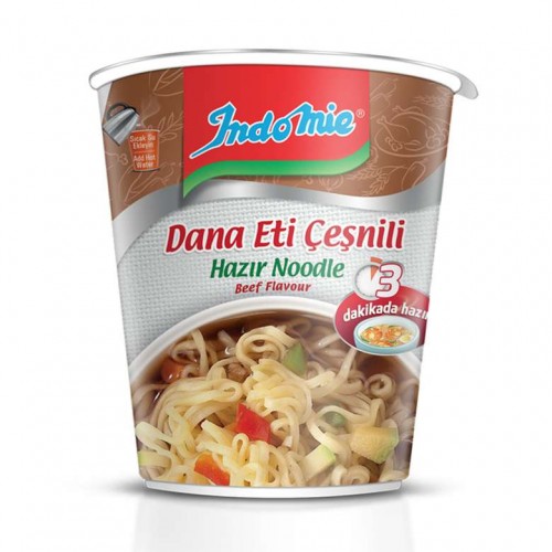 İNDOMİE NOODLE CUP BEEF FLAVOUR 60 GR*24