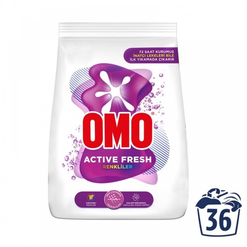 OMOMATİK ACTIVE FRESH 5,5 KG RENKLİ*1