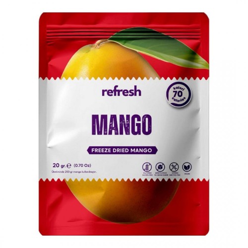 REFRESH FREEZE 20 GR KURUTULMUŞ MANGO*10