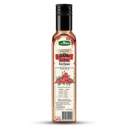 ASYA VİTAL 500 GR GÜL SİRKESİ*12