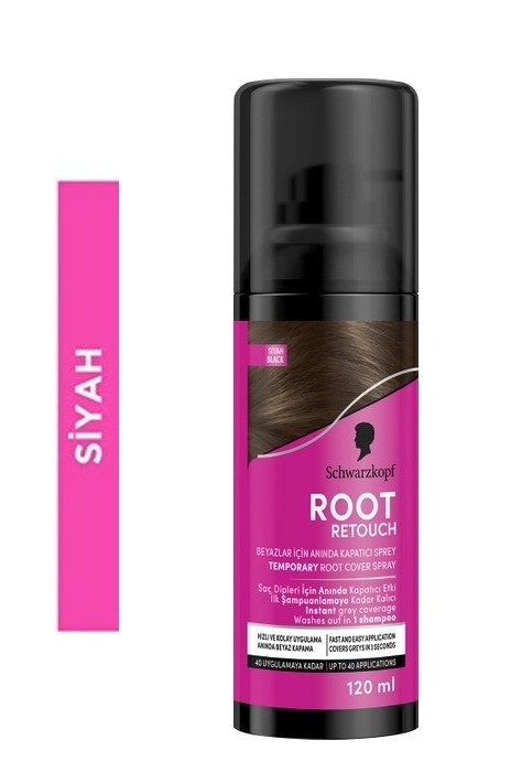 ROOT RETOUCHER 120 ML SİYAH SPREY*18