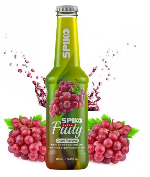 SPİKO FRUITY GRAPE 250 ML*24