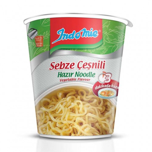 VERRE DE NOUILLES INDOMIE AUX LÉGUMES 60 GR*24