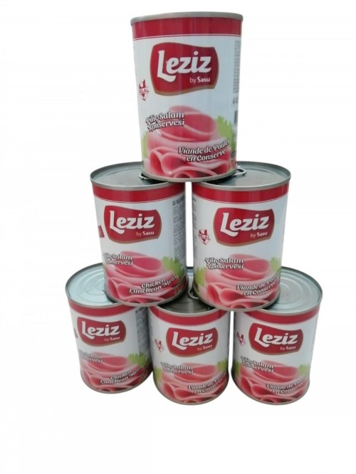 LEZİZ 340 GR CHICKEN SALAMI CANNED*24