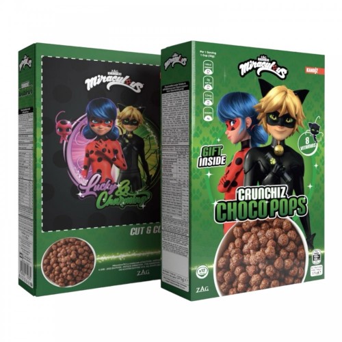 KANDIZ COCO POPS MIRACULOUS LADYBUG 375 GR*12