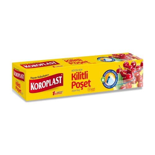 KOROPLAST SAC RÉFRIGÉRATEUR VERROUILLÉ GRAND (26*28)*24