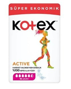 KOTEX ACTIVE QUADRO 4 LONG (16pcs)*12