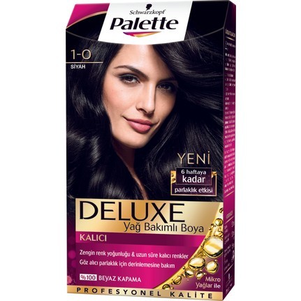 PALETTE DELÜXE 1-0 TEINTURE CHEVEUX NOIR * 3