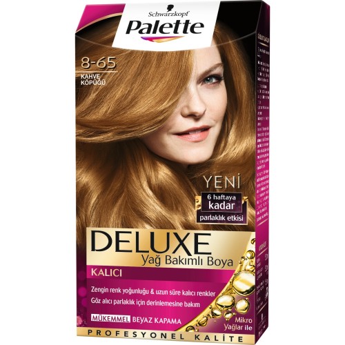 PALETTE DELÜXE 8-65 HAIR DYE COFFEE FOAM * 3