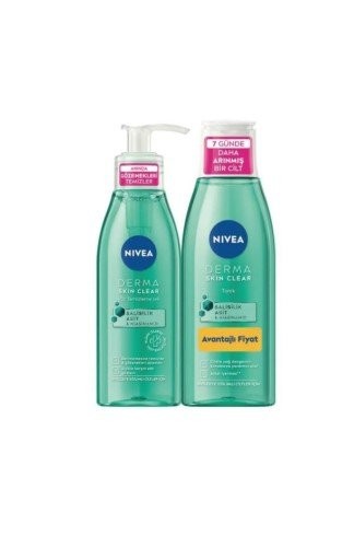 NIVEA 150 ML FACE WASH GEL + 200ML TONIC GIFT*1