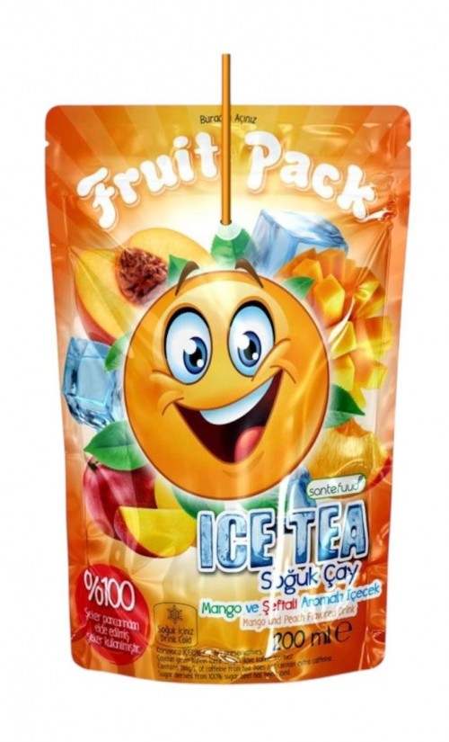 FRUİT PACK ICE TEA MANGO VE ŞEFTALİ ARM.200 ML*20