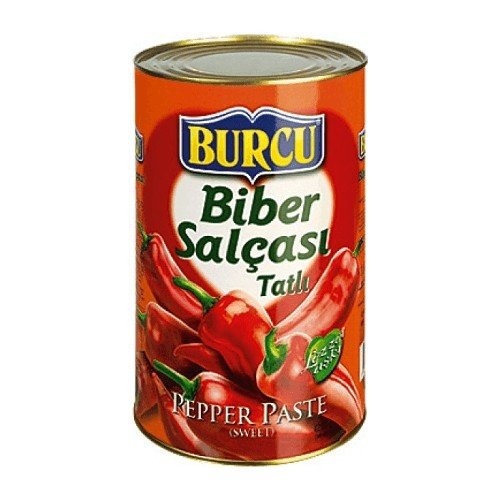 BURCU BİBER SALÇASI 4250 GR TENEKE TATLI*6