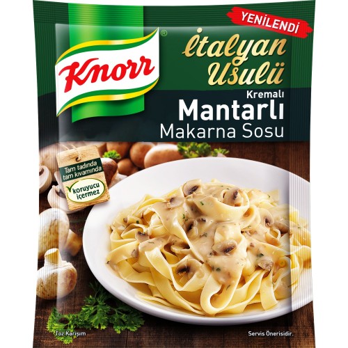 KNORR MAKARNA SOSU KREMALI MANTARLI *12