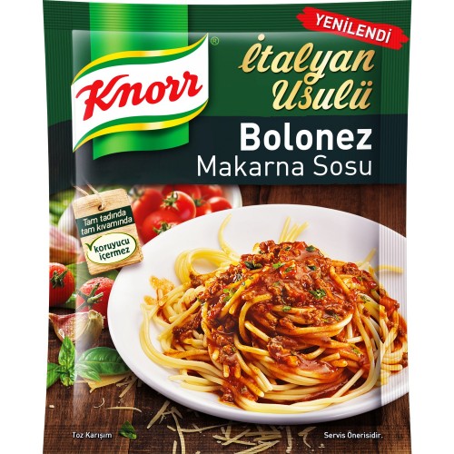 KNORR MAKARNA SOS SPAGETTİ BOLONEZ *12