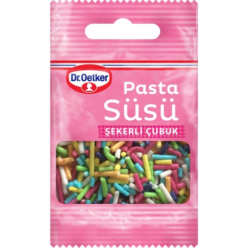 DR.OETKER DEKOR PASTA SÜSÜ ŞEKERLİ ÇUBUK 10 GR*25