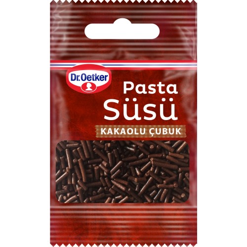 DR.OETKER DEKOR PASTA SÜSÜ KAKAOLU ÇUBUK 10 GR*25