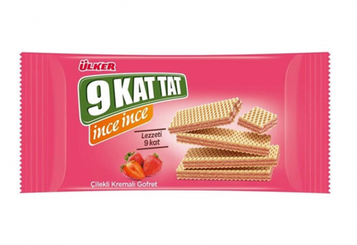 ÜLKER 9 KAT TAT GAUF. AU FRAISES 114GRx16