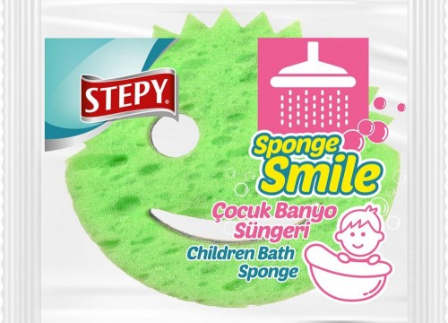 STEPY SPONGE SHOWER BANYO SÜNGER KİDS*12