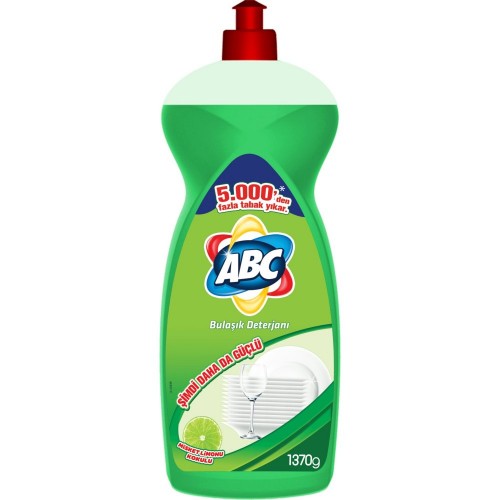 ABC DISHWASHING DETERGENT 1370 ML MUSKET LEMON*14