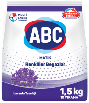 ABC MATİK 1,5 KG LAVANDE FRAÎCHE * 12