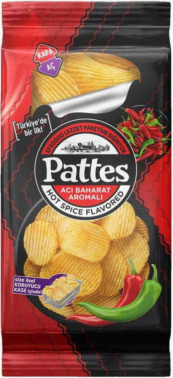 PATTES AÇ-KAPA KASE TIRTIK CİPS ACILI 100 GR*12