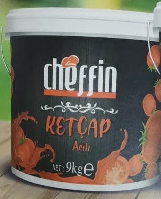 CHEFFIN KETCHUP 9 KG HOT *1