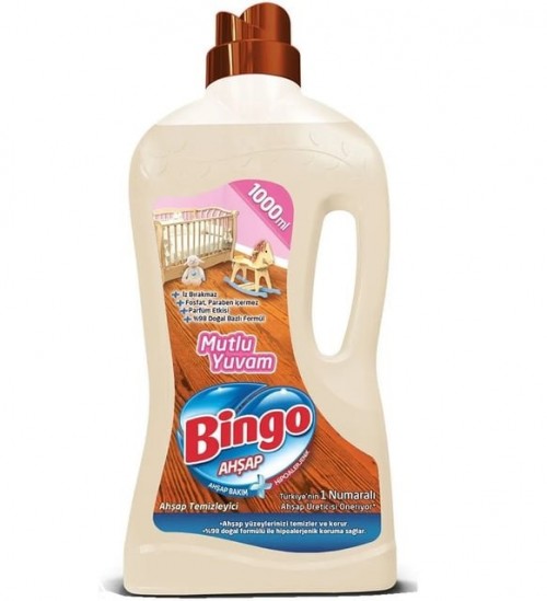 BINGO WOOD CLEANER 1 LT MUTLU YUVAM*12