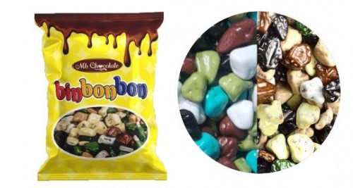 MB CHOCOLATE 1000 GR PEBBLE STONE*10