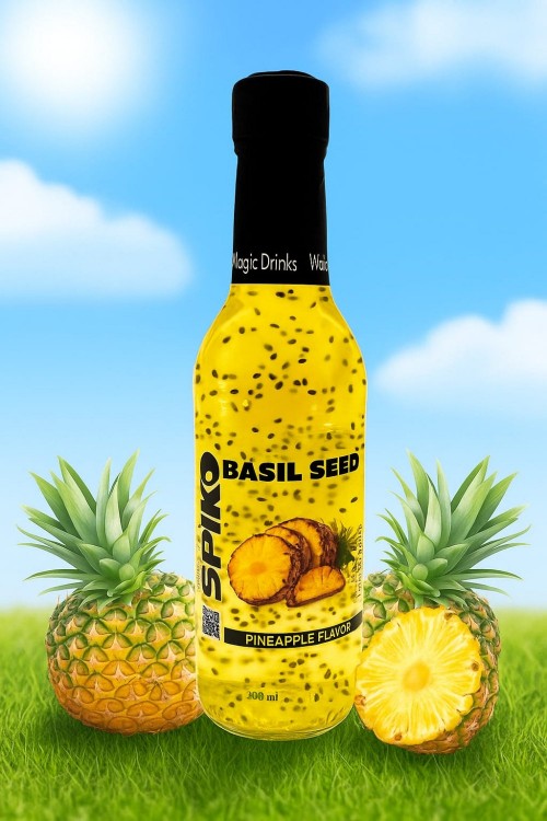 SPIKO 330 ML BASIL PINEAPPLE*20