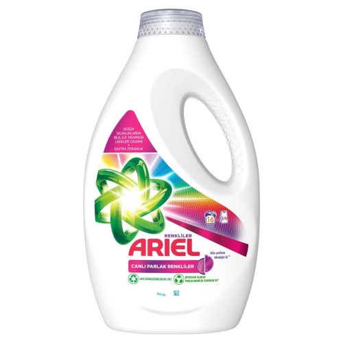 ARIEL LIQUIDE 880 ML COULEURS 16 LAVAGES*5