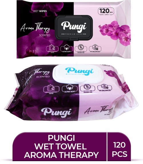 PUNGİ 120'Lİ ISLAK HAVLU AROMA TERAPİ*18