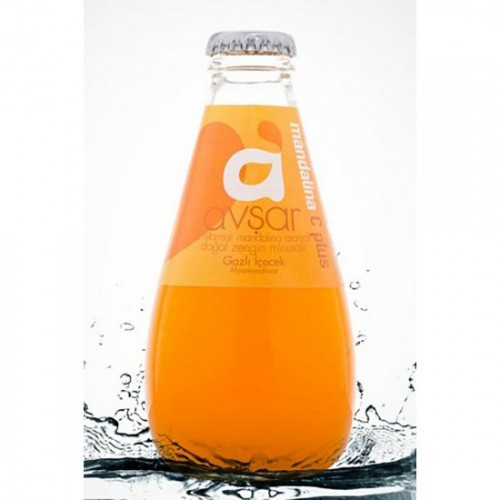 AVŞAR MEYVELİ SODA 200 ML MANDALİNA*24