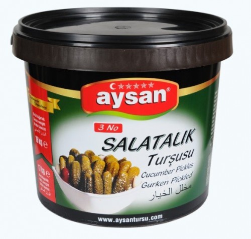 AYSAN SEAU DE PICKLE 18 KG (BRUT 10KG) CONCOMBRE NO 3*1