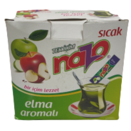 NAZO 1,5 GR AROMALI ELMA SICAK TOZ İÇECEK*48