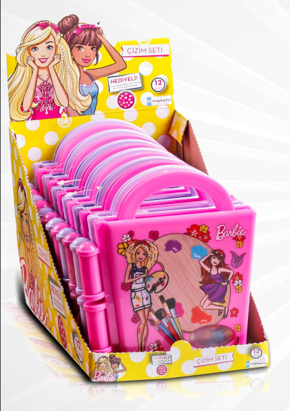 MARKA EVİ 20 GR BARBIE DRAWING SET*12