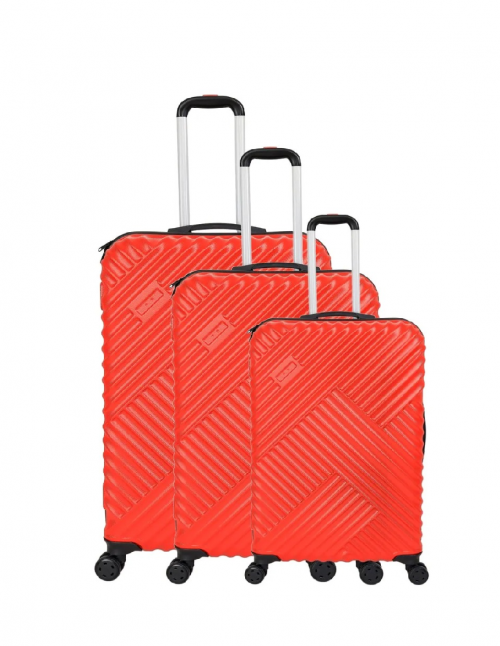 VALISE POLO 3 PIECES SET ROUGE * 1