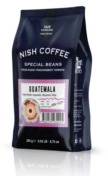 NISH COFFEE FILTER 250 GR GUATEMALA*24
